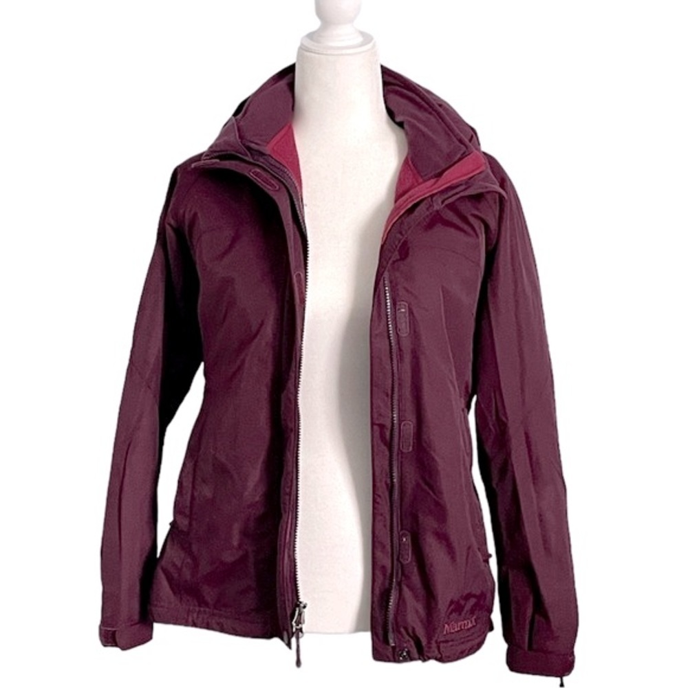 Marmot hooded jacket 2-in-one size S